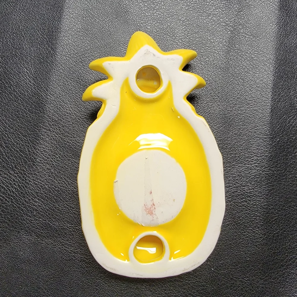 Yellow Pineapple Candle Holder